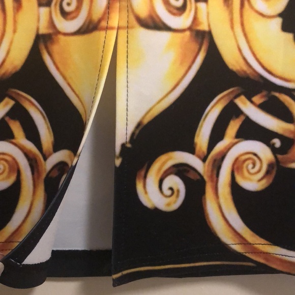 Large (size 6-8) multicolored pencil skirt. European luxurious design style. - Picture 5 of 5